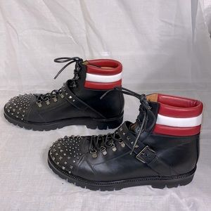 Bally champions B/120 studded ankle boots